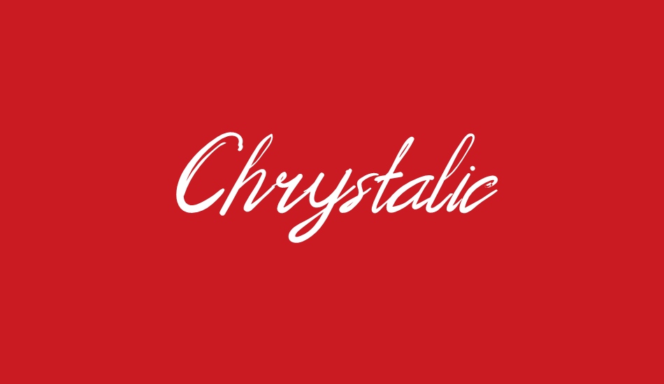 Chrystalic font big