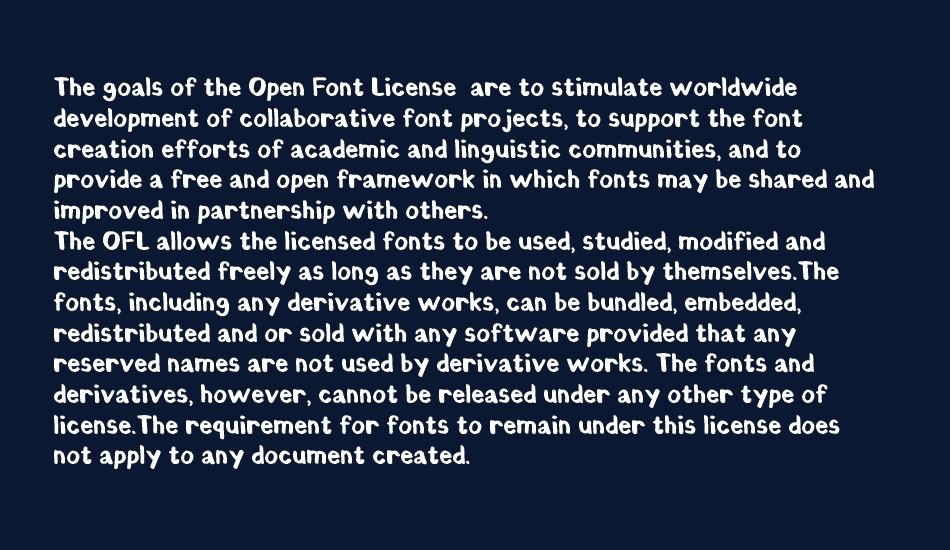 Chunky Felt font 1
