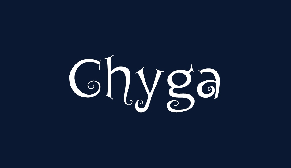 Chyga font big