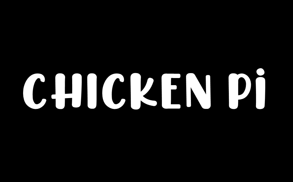 Chicken Pie font big