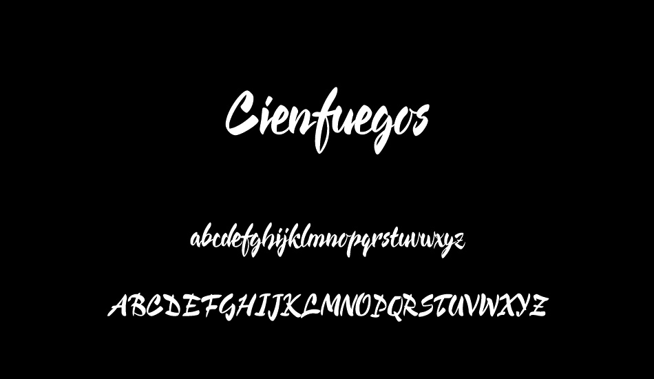 Cienfuegos font