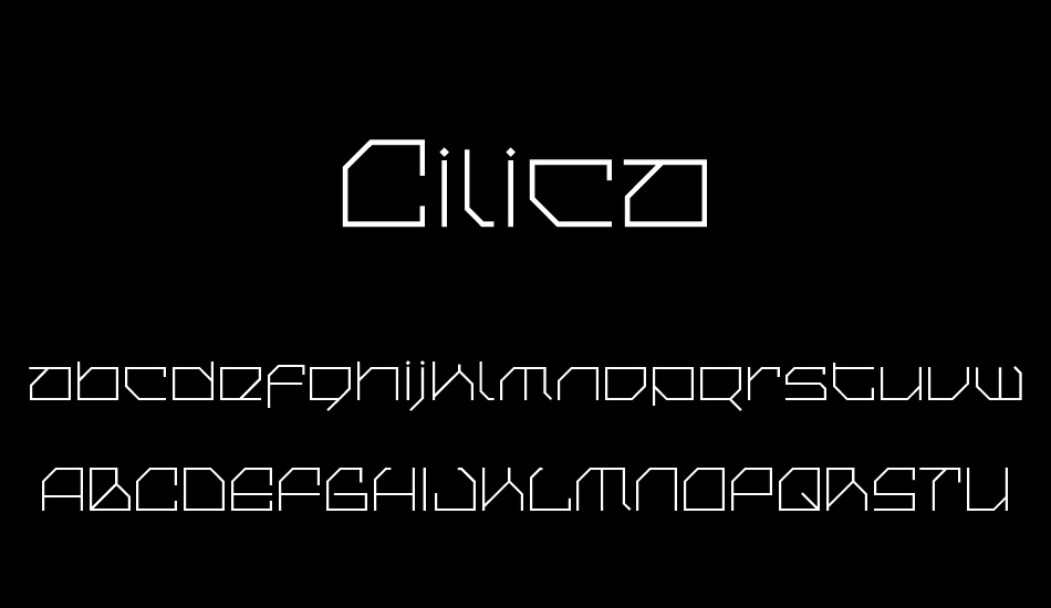 Cilica font