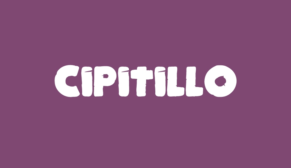 Cipitillo font big