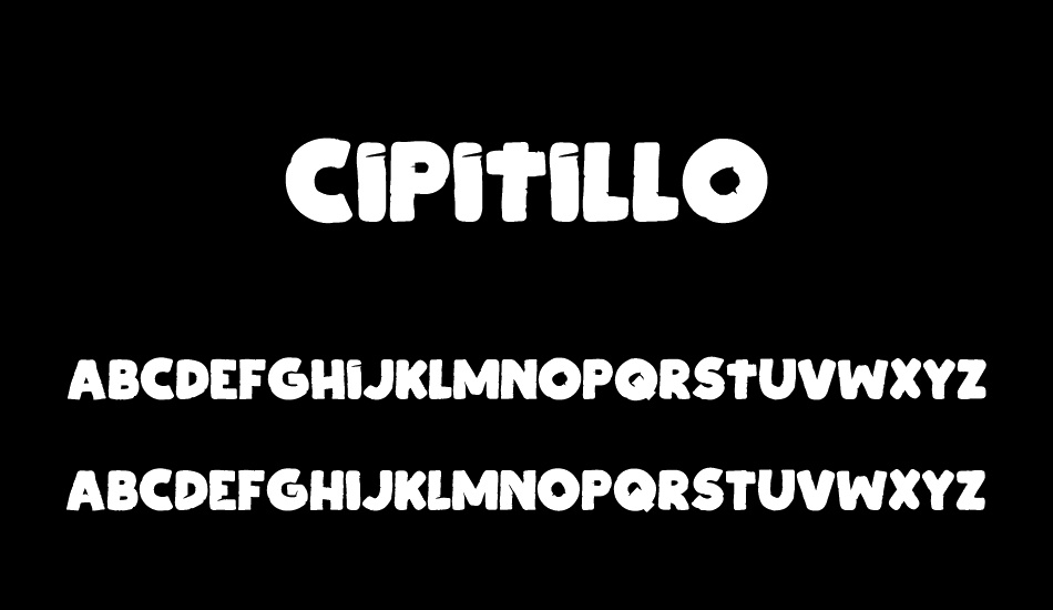 Cipitillo font