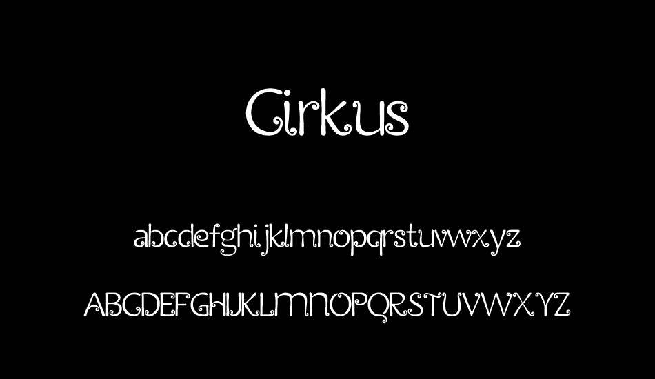 Cirkus font