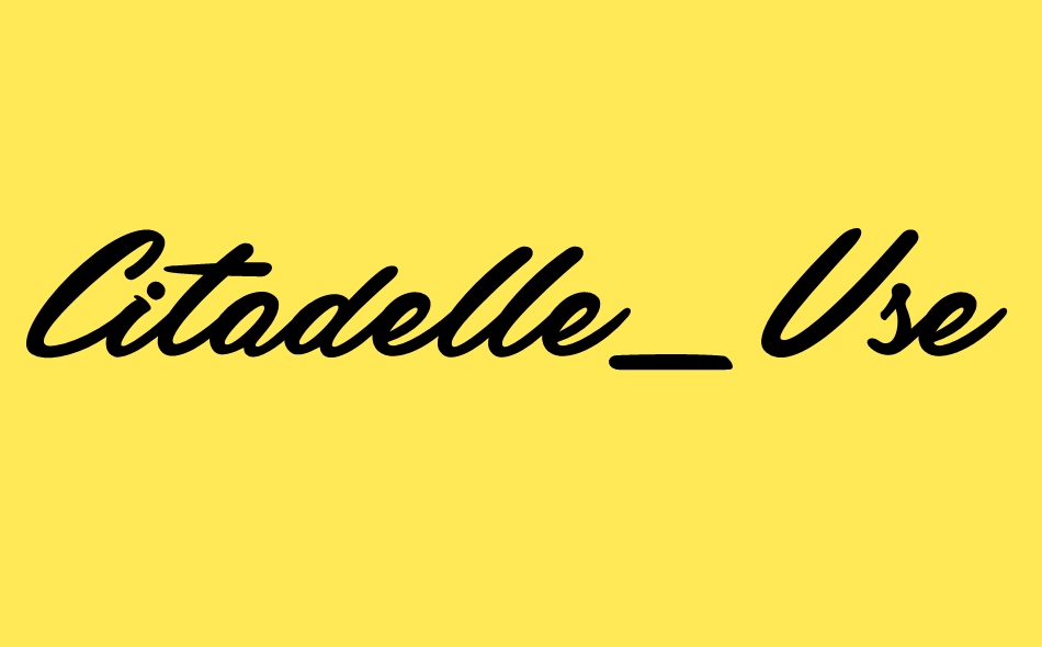 Citadelle font big