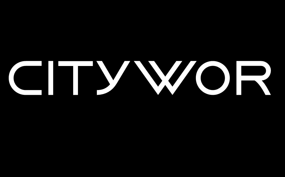 Cityworm font big