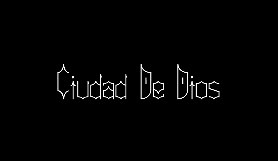 Ciudad De Dios font big