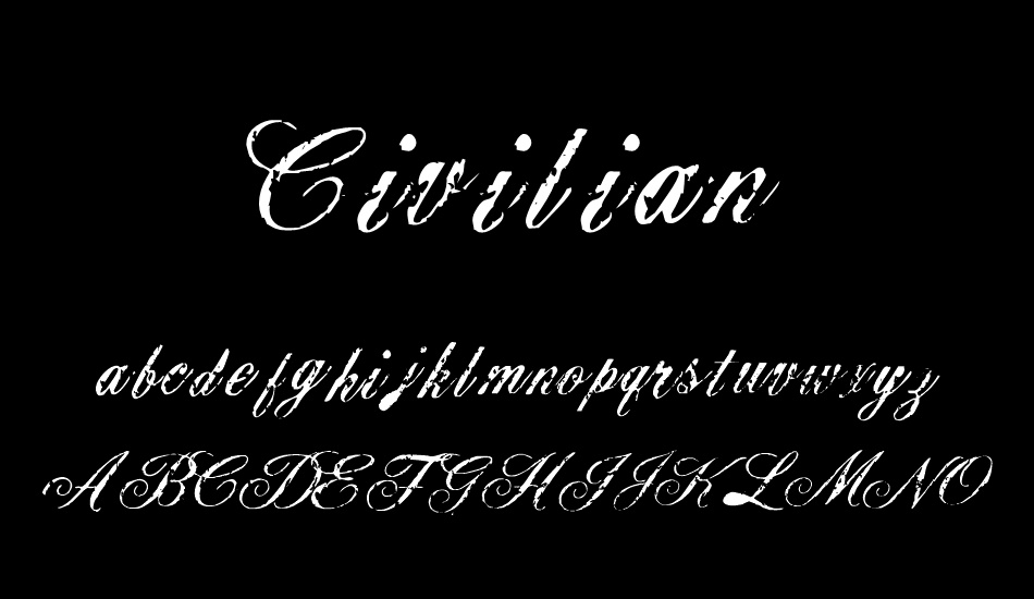 Civilian font