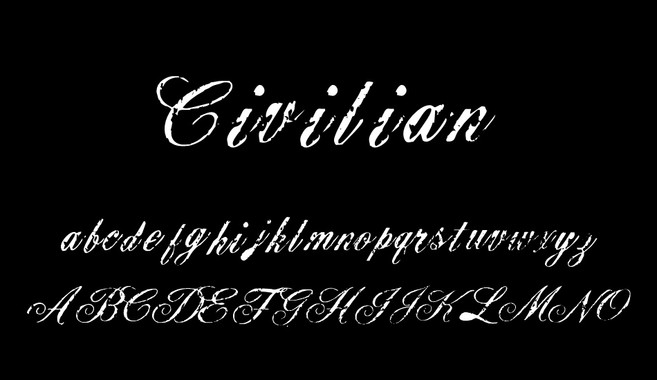 Civilian font