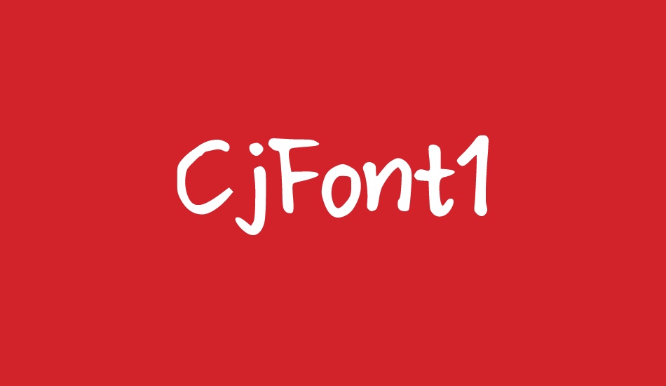 CjFont1 font big