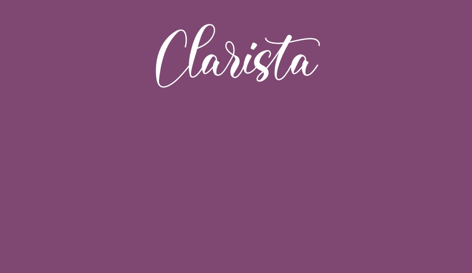 clarista font big