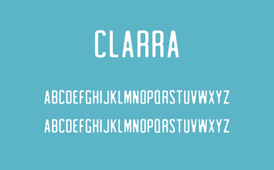 Clarra font