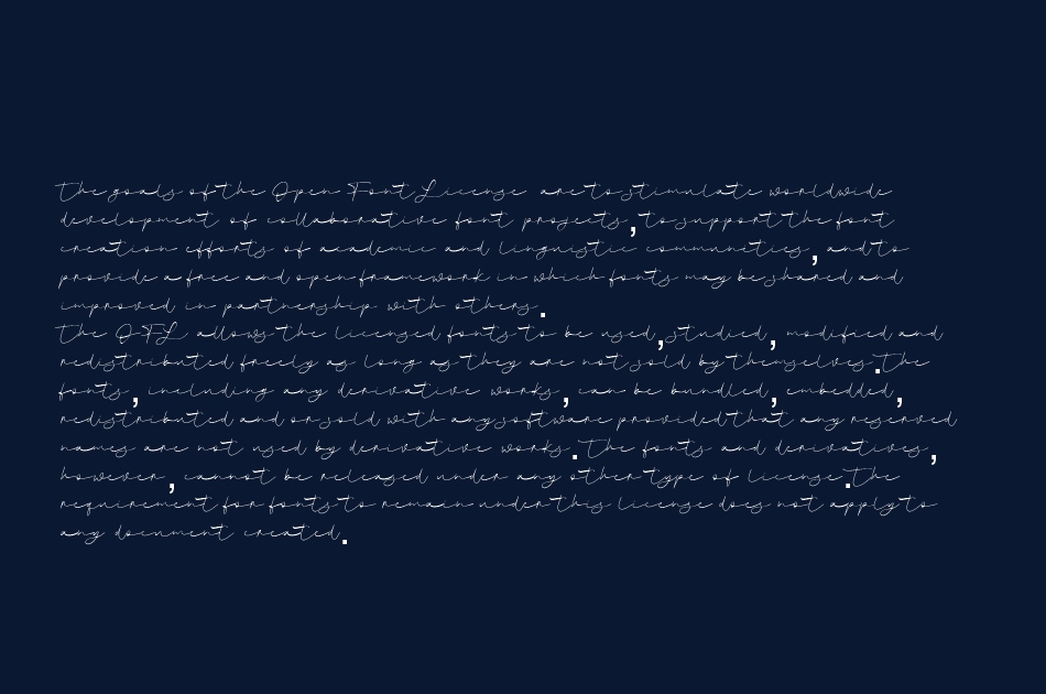 Classyloop font 1