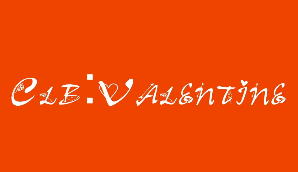 Clb:Valentine font big