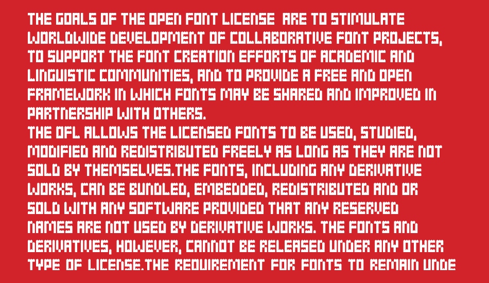 Clicky Bricks font 1