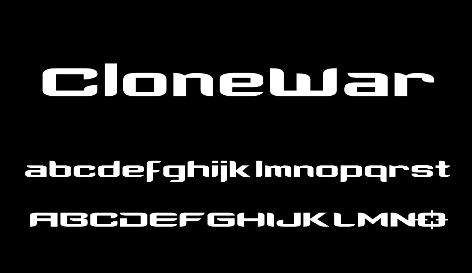 CloneWars font