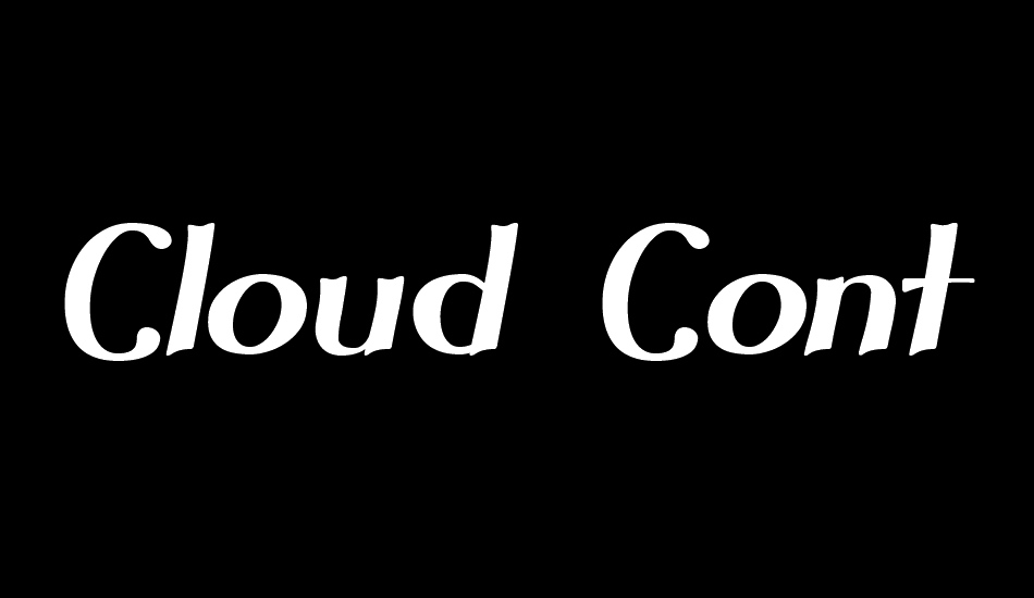 Cloud Control font big