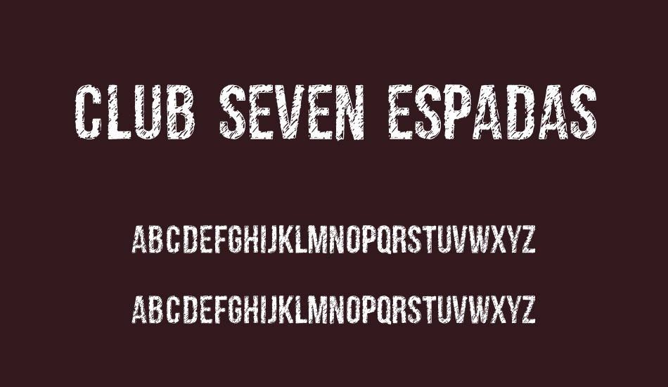 club seven espadas font