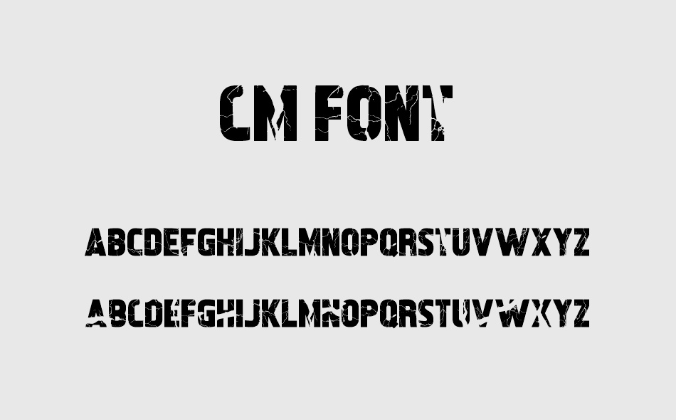 CM Font font