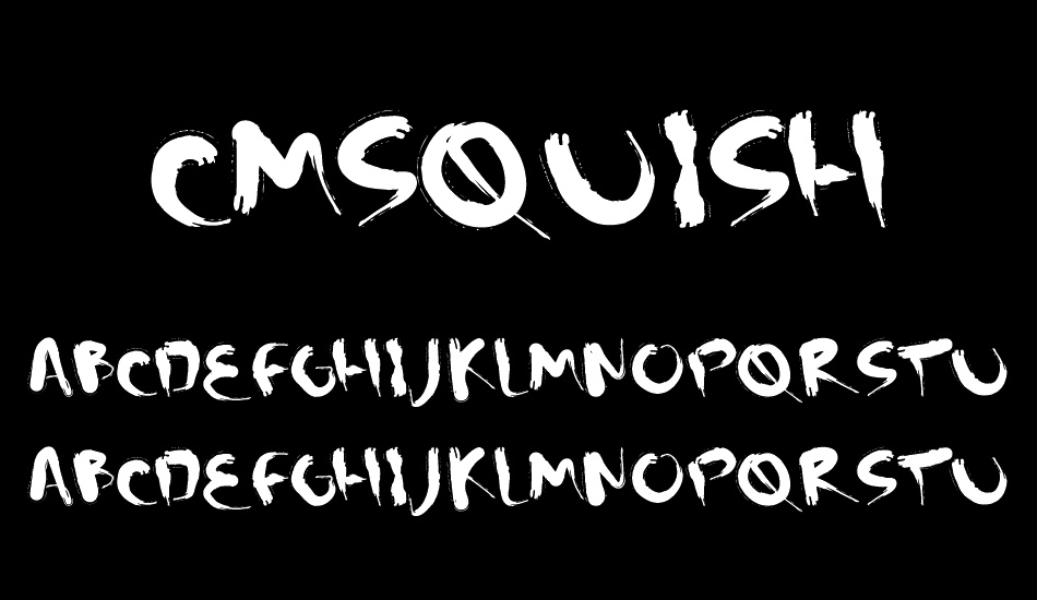 CMSquish font