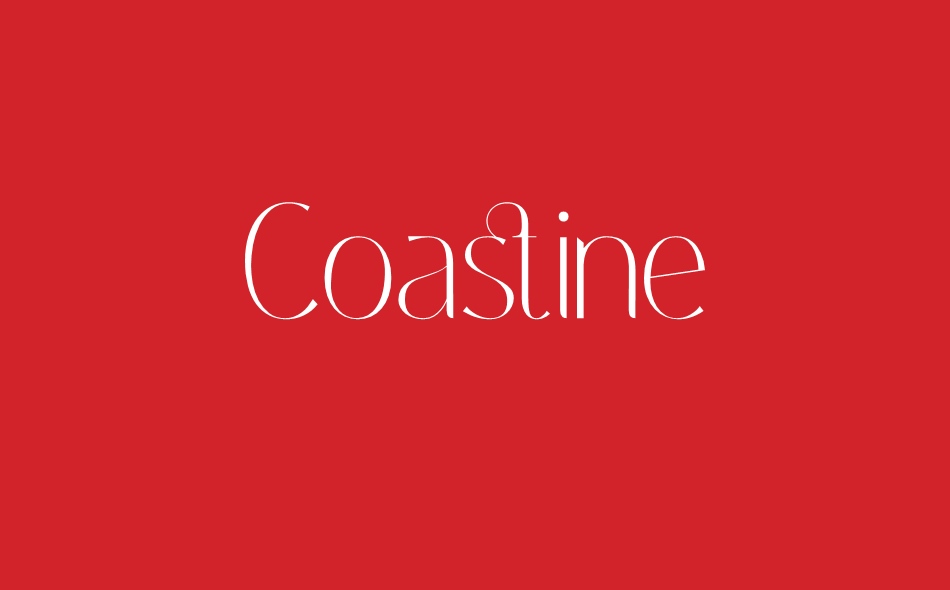 Coastine font big