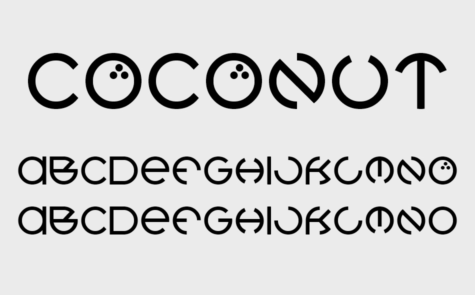 Coconut font