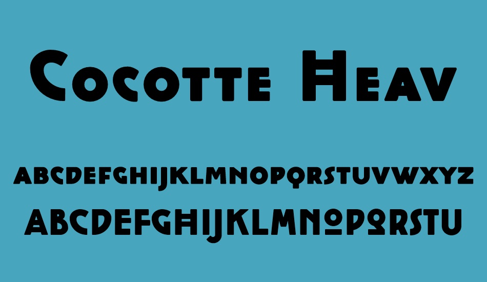 cocotte-heavy font