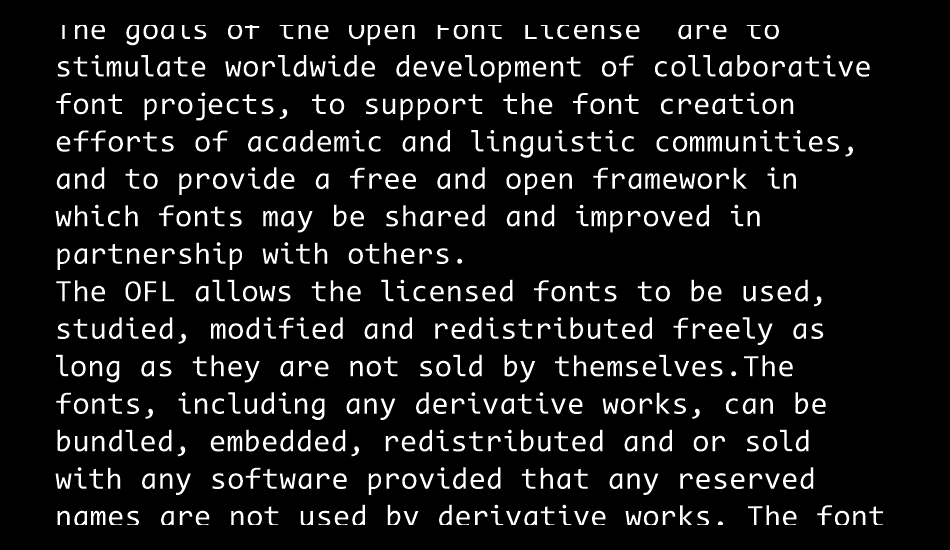 code-new-roman font 1