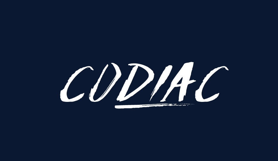 Codiac font big