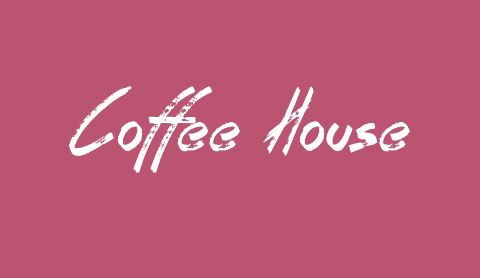 Coffee House font big