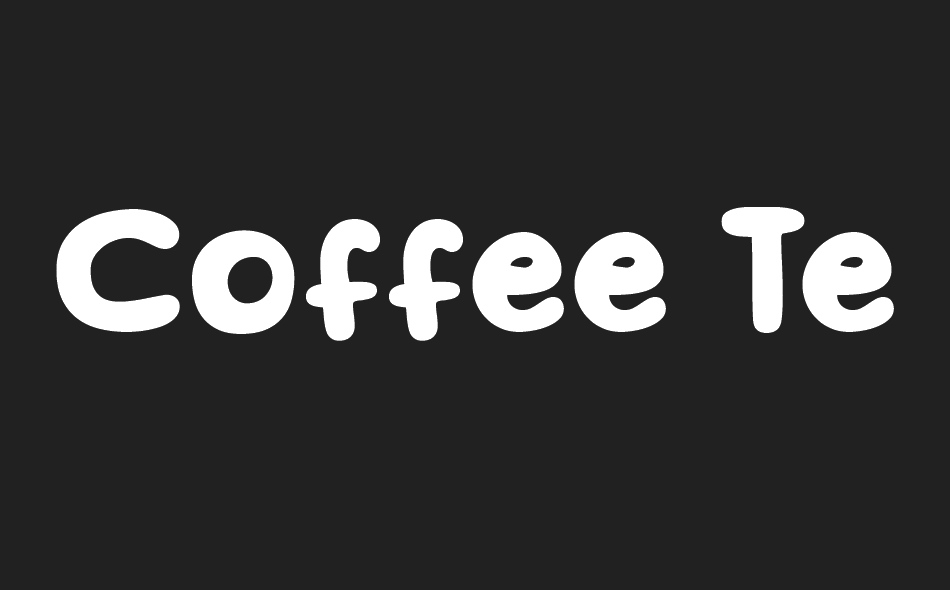 Coffee Terrace font big