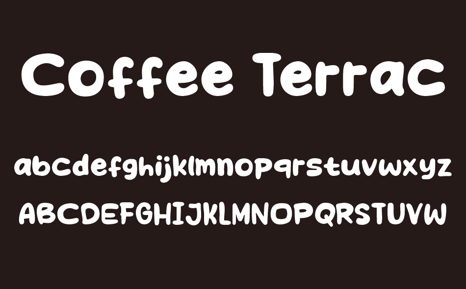 Coffee Terrace font