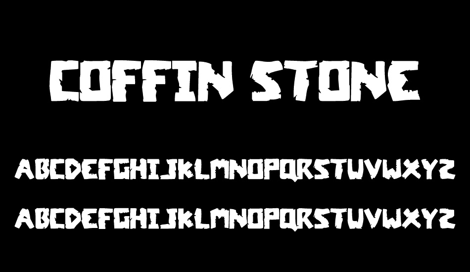 Coffin Stone font