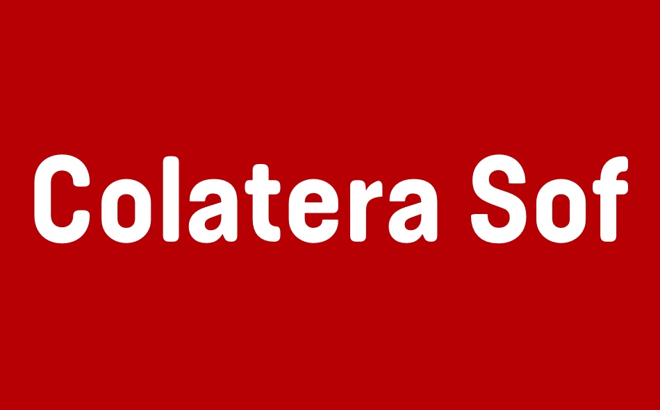 Colatera Soft font big