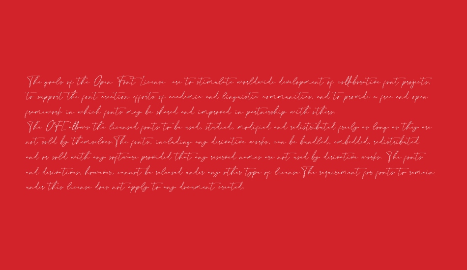 CollectionFree font 1