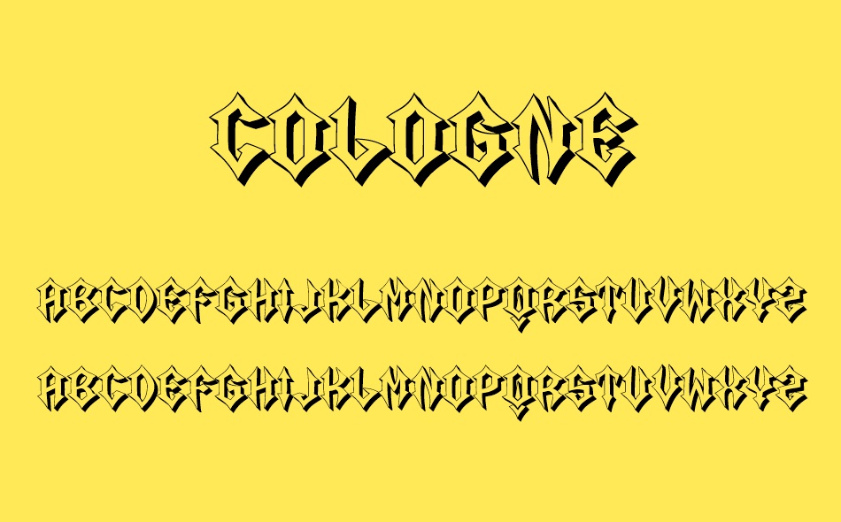 Cologne font