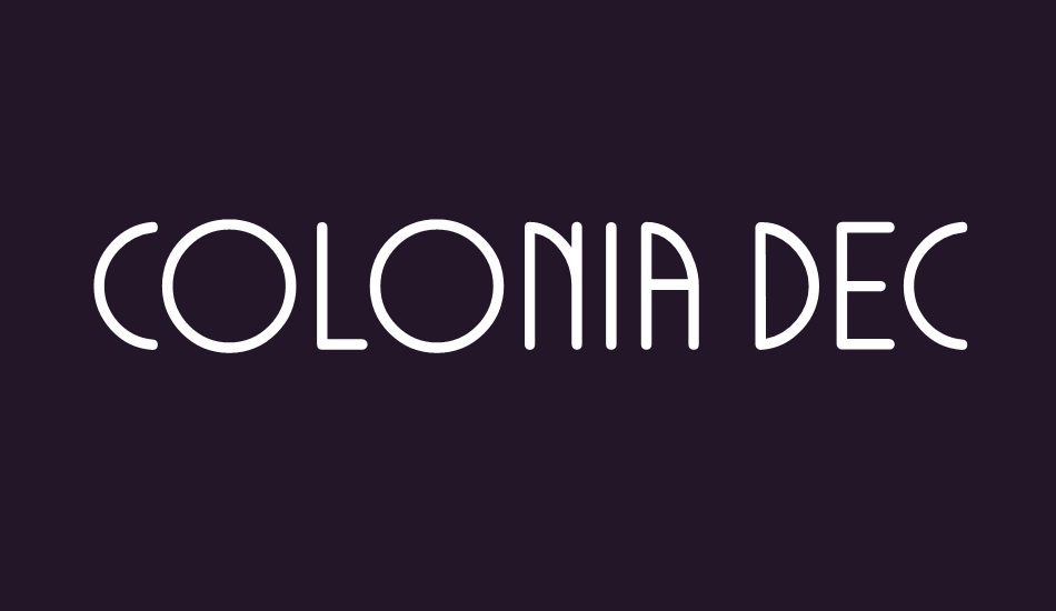 colonia-deco-demo font big