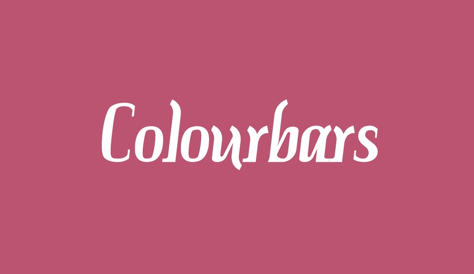 Colourbars font big