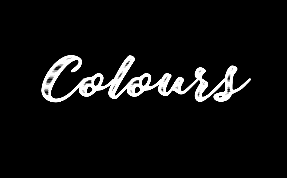 Colours font big