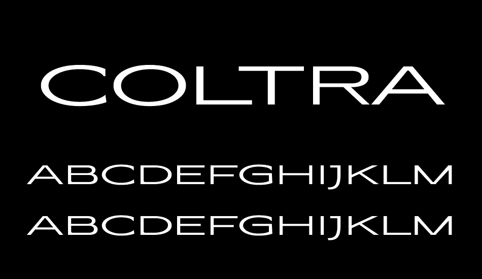 Coltrane Demo font