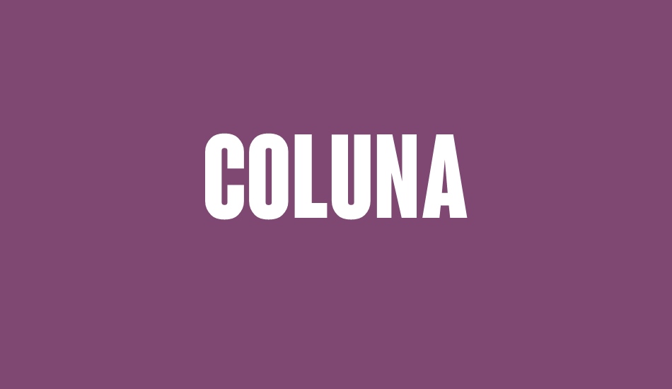 Coluna font big