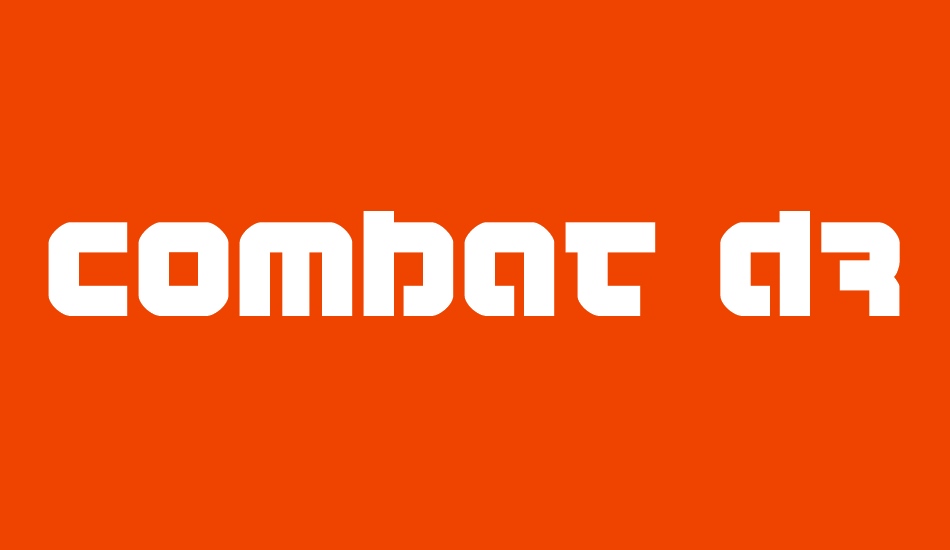 Combat Droid font big