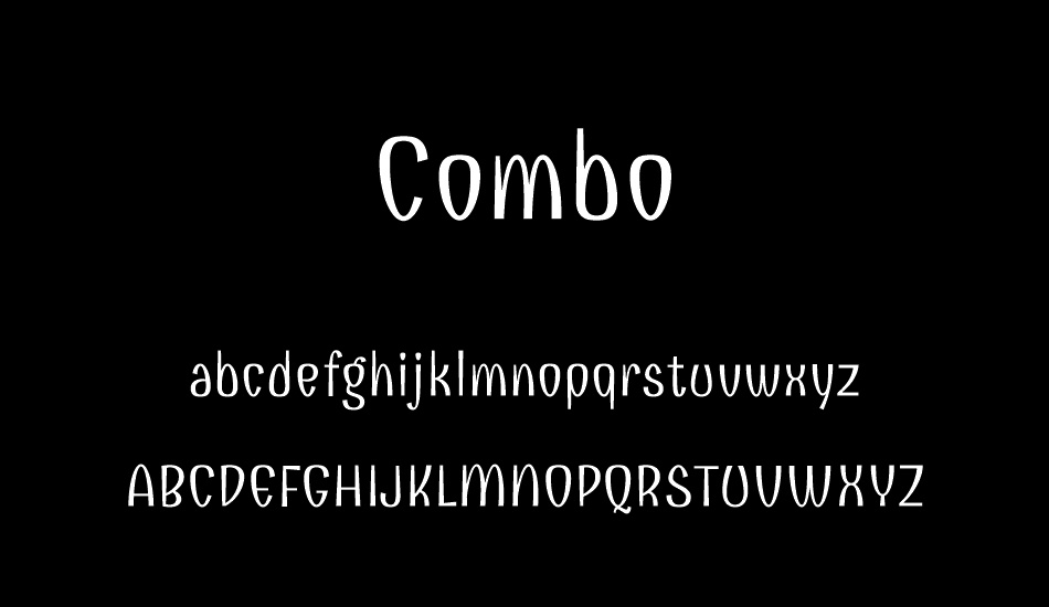 combo font