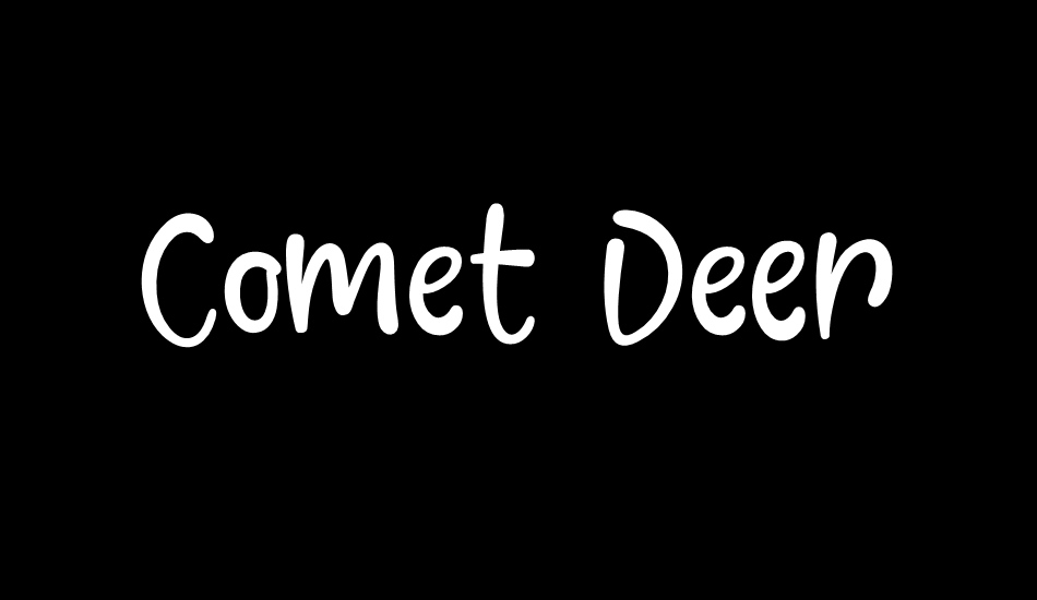 comet-deer font big