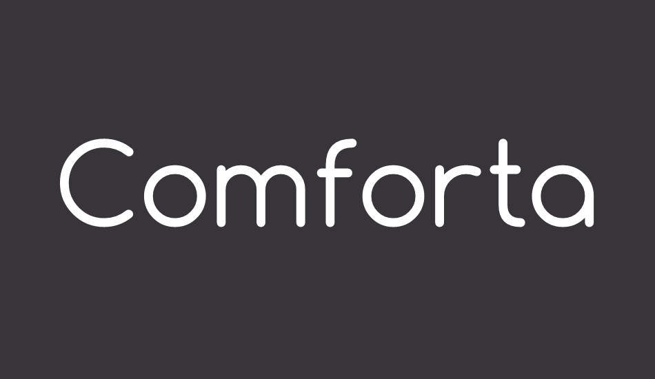 comfortaa font big