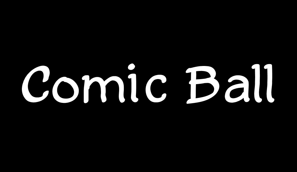 Comic Balloon font big