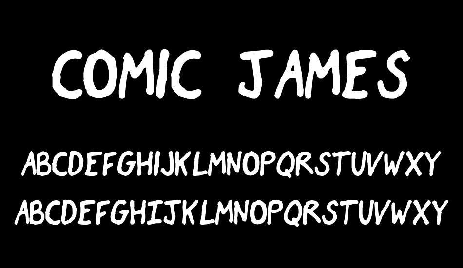 Comic James font