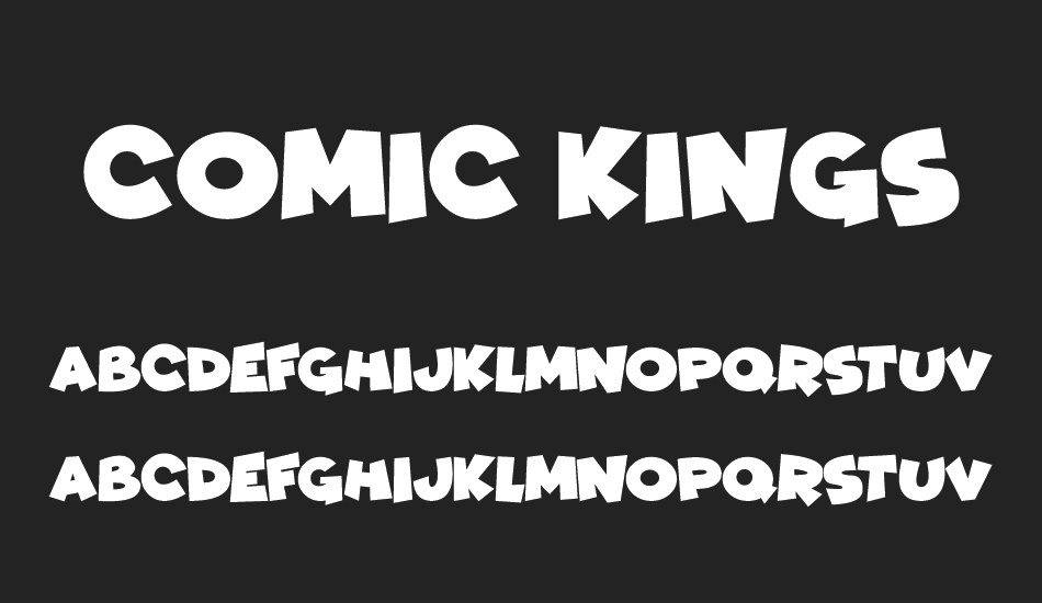 Comic Kings font