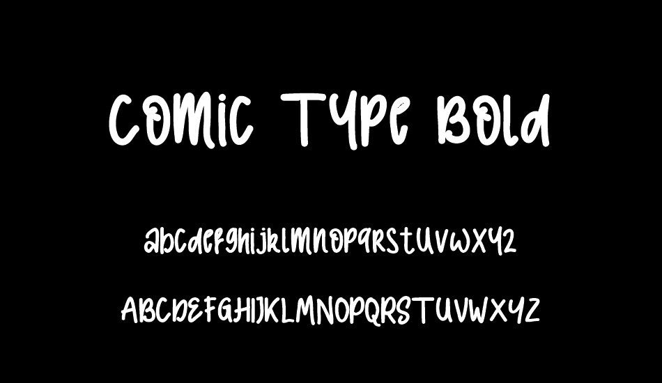 Comic Type Bold font